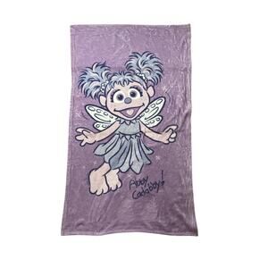 Sesame Street Abby Cadabby Purple Fairy Seaworld Kid Baby Security Lovey Blanket